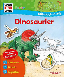 WAS IST WAS Mitmach-Heft Junior Dinosaurier